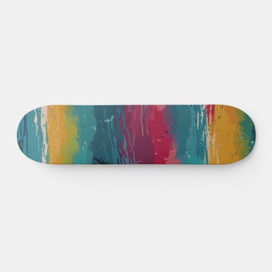 Cool Retro Persoonlijk Skateboard (Horizontaal)