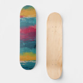 Cool Retro Persoonlijk Skateboard (Voorkant)