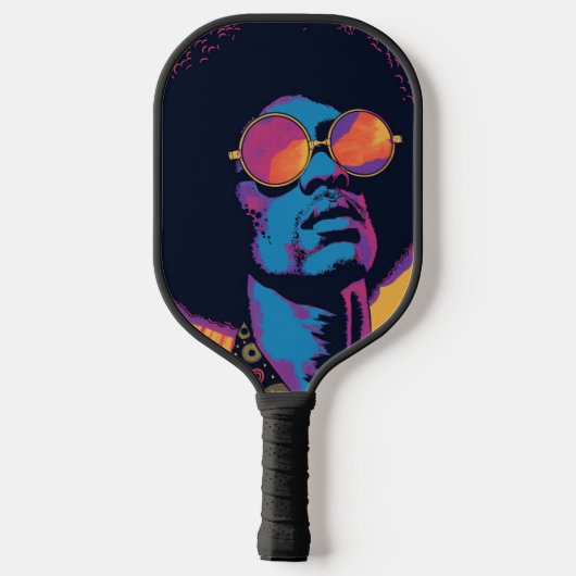 Cool/Retro Pickleball Paddle (Achterkant)