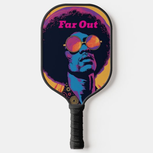 Cool/Retro Pickleball Paddle (Voorkant)
