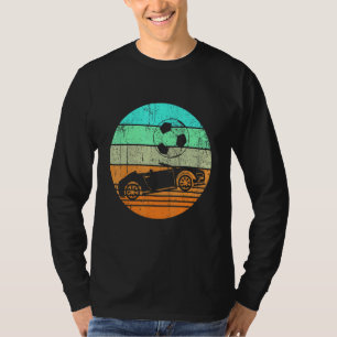 Cool Retro  raceauto met racebus T-shirt