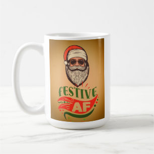 Cool Retro Santa Vakantie Mok