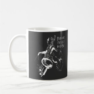 Cool Retro Saxophonist Custom Name (名入れ・カスタム対応) Koffiemok