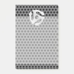 COOL Retro Silver Chrome, zoals 45 spacer DJ Post-it® Notes