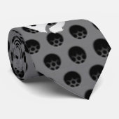 COOL Retro  Silver Chrome, zoals 45 spacer DJ Stropdas (Opgerold)