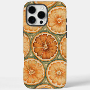 Cool Retro Sinaasappel Patroon iPhone 16 Pro Max H iPhone 16 Pro Max Hoesje