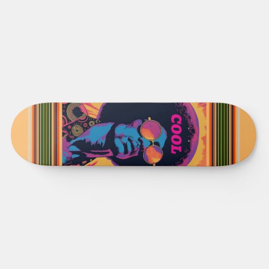 Cool/Retro Skateboard (Horizontaal)