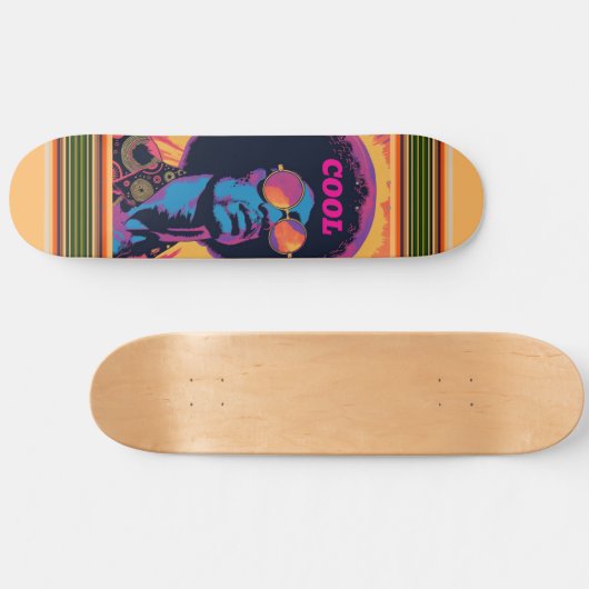 Cool/Retro Skateboard (Horizontaal)
