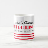 Cool retro stijl 50's diner koffie mok cadeau (Center)