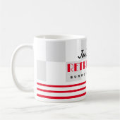 Cool retro stijl 50's diner koffie mok cadeau (Links)