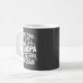 Cool Retro Style Gift For New Grandpas _2  Koffiemok (Voorkant links)
