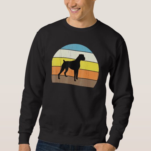 Cool Retro Sunset Boxers Great Boxer Owner Trui (Voorkant)