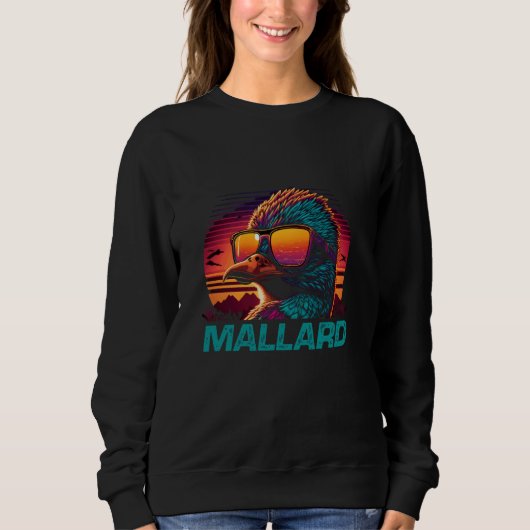 Cool Retro Sunset Zonnebril Mallard Trui (Voorkant)