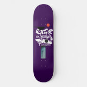 Cool Retro Surf Brooklyn Vrede Persoonlijk Skateboard (Voorkant)