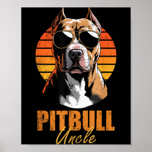 Cool Retro Tbull Oom Grappig Vintage Hondenliefheb Poster