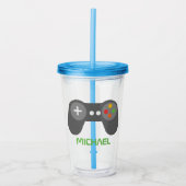 Cool Retro Video Game Controller Acryl Drinkbeker (Voorkant)