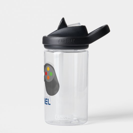 Cool Retro Video Game Controller op maat Waterfles (Links)