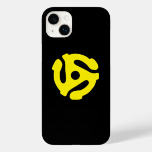 COOL Retro Vintage Gele 45 spacer DJ Case-Mate iPhone Case