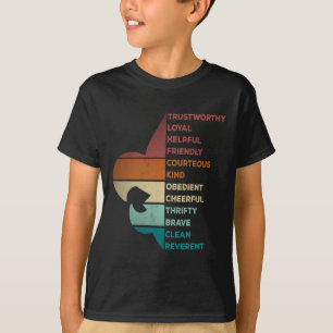 Cool Retro Vintage Stijl Scouting Wet T-shirt