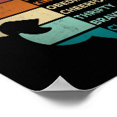 Cool Retro Vintage Style Scouting Law  Poster (Hoek)