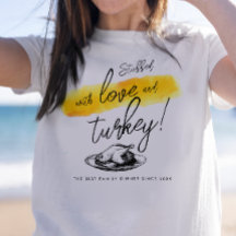 Cool Retro Vintage Thanksgiving-diner Turkije