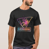 Cool Retro Wakeboarding For Wakeboard T-shirt (Voorkant)