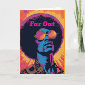 Cool/Retro-Wenskaart Kaart (Voorkant)