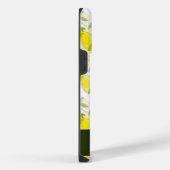 Cool Retro Yellow Black Lemon Patroon iPhone Hoesje (Rechterkant)
