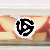 COOL Retro  Zwart 45 spacer DJ Labels (Aangebracht)