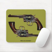 Cool revolver mousepad muismat (Met muis)