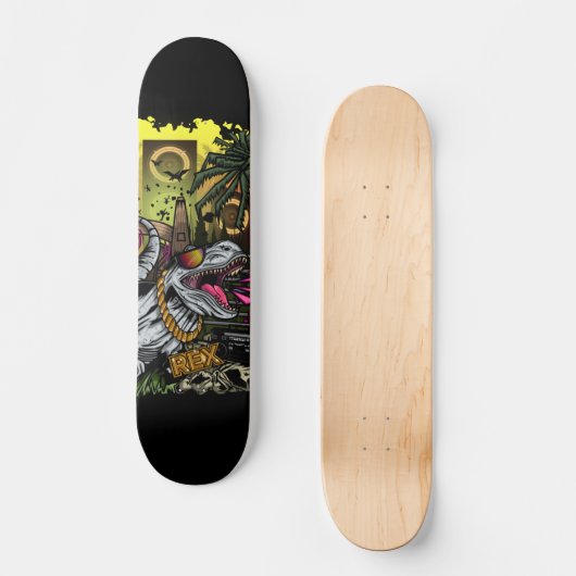 Cool REX Persoonlijk Skateboard (Voorkant)