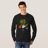 Cool Rex speelt basketbal   T-shirt (Voorkant volledig)
