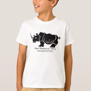 Cool RHINOCEROS - Bedreigde dieren- T-shirt