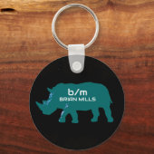 Cool Rhinoceros Sleutelhanger (Voorkant)