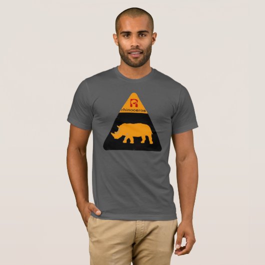 cool rhinodierdier t-shirt (Voorkant volledig)