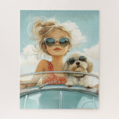 Cool Ride met Beste Vriend Legpuzzel (Verticaal)