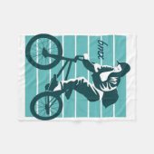 Cool Rider Design - BMX Fleece Deken (Voorkant (Horizontaal))