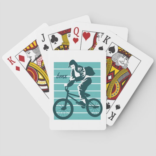Cool Rider Design - BMX Pokerkaarten (Achterkant)