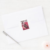 Cool Rider Design - Geniet van leven Ronde Sticker (Envelop)