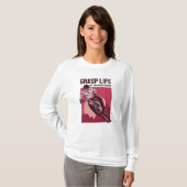 Cool Rider Design - Geniet van leven T-shirt (Voorkant volledig)