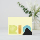 Cool Rio RJ BRASIL Briefkaart (Staand voorkant)