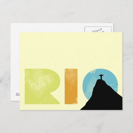 Cool Rio RJ BRASIL Briefkaart (Voorkant / Achterkant)