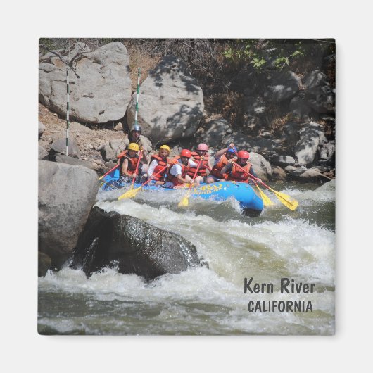 Cool River Rafting Magnet! Magneet (Voorkant)