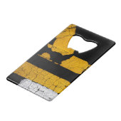 COOL Road Painted Line Creditkaart Flessenopener (Achterkant Gekanteld)