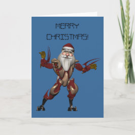Cool Robo Tech Mech Sinterklaas Feestdagen Kaart