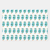 Cool Robot Jongens Verjaardag Inpakpapier Vel (Voorkant 3)
