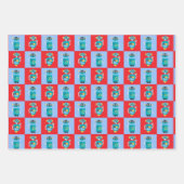 Cool Robot Jongens Verjaardag Inpakpapier Vel (Voorkant)