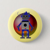 Cool Robot Ronde Button 5,7 Cm (Voorkant)