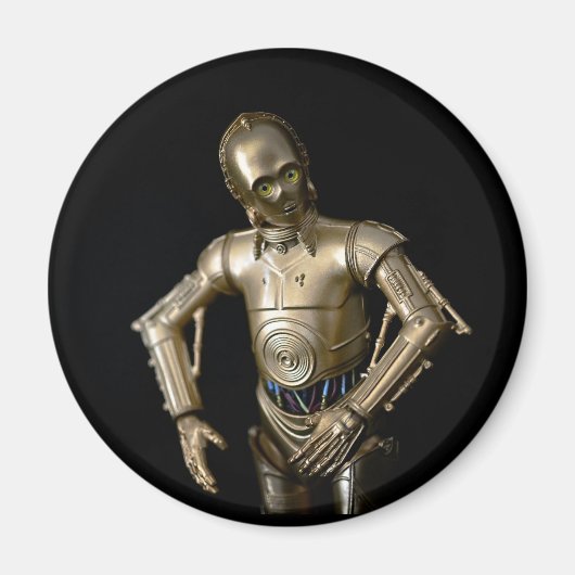 Cool Robot Speelgoed fotografie Magneet (Voorkant)