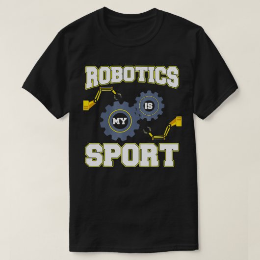 Cool Robotics is mijn Sport Mannen Robot Engineeri T-shirt (Design voorkant)
